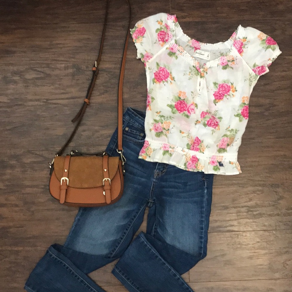 Abercrombie and Fitch American Eagle Boho floral